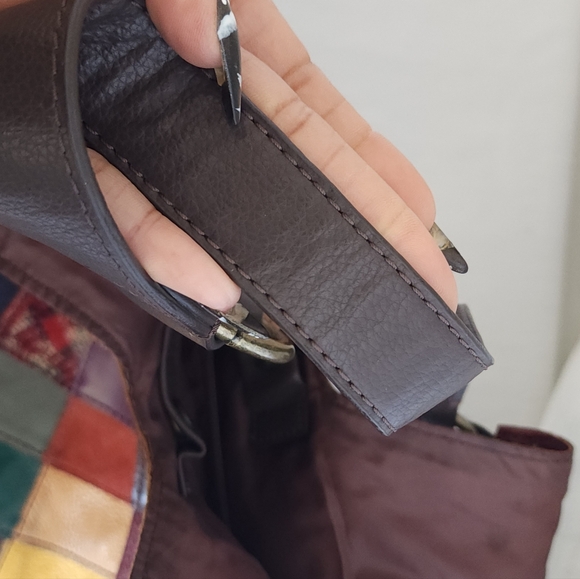 Vintage patchwork leather purse - Picture 8 of 8